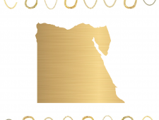 Gold Chain Egypt Map